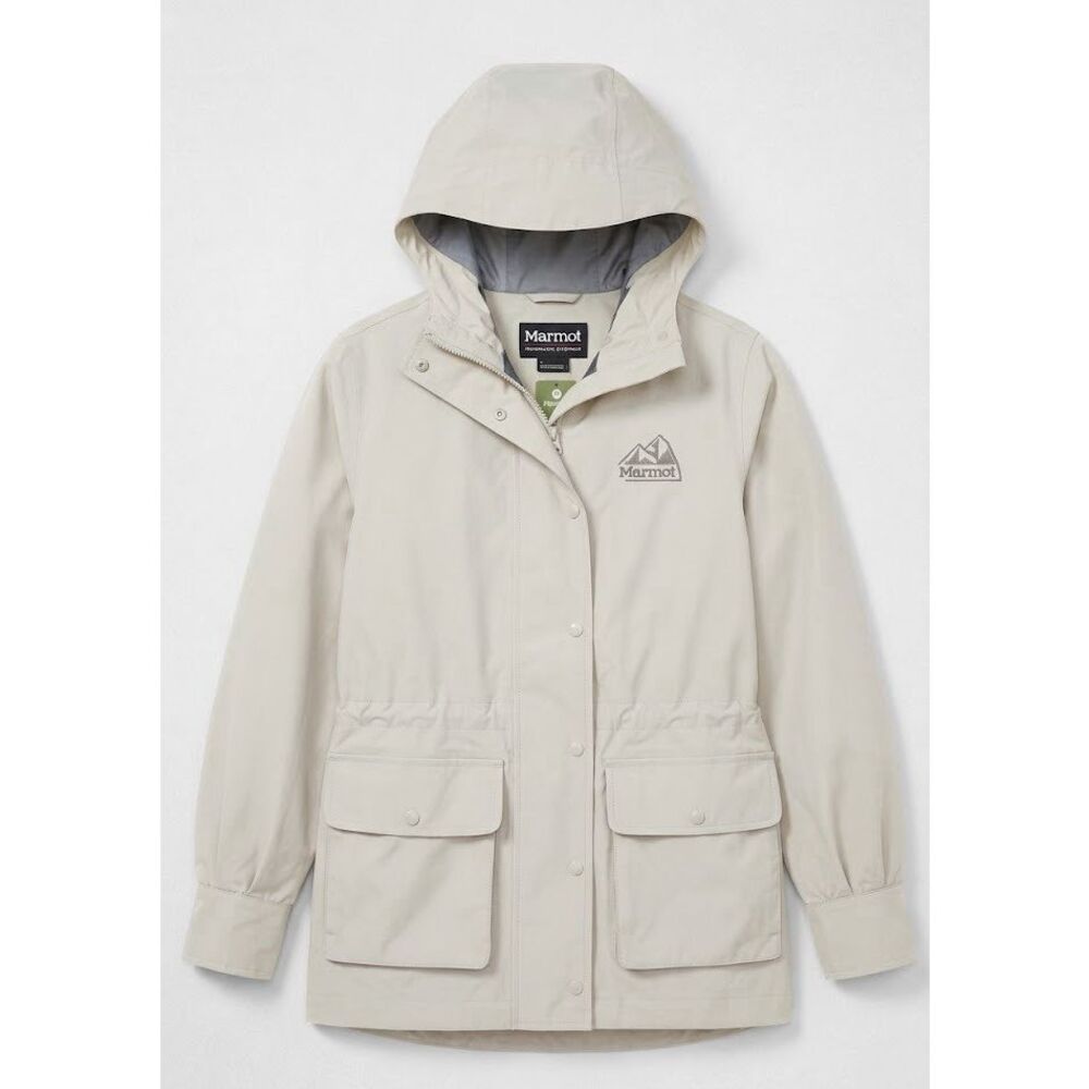 Marmot Women's Light Beige Utility Jacket with Hood